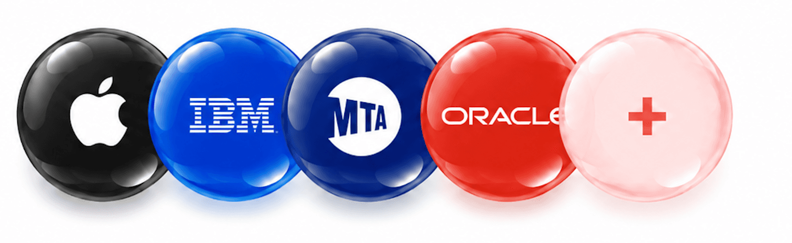 Apple, IBM, MTA, Oracle and more enterprise customers